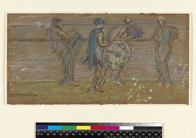 Sea, Beach and Figures by James Abbott McNeill Whistler